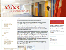 Tablet Screenshot of advitam-duesseldorf.de